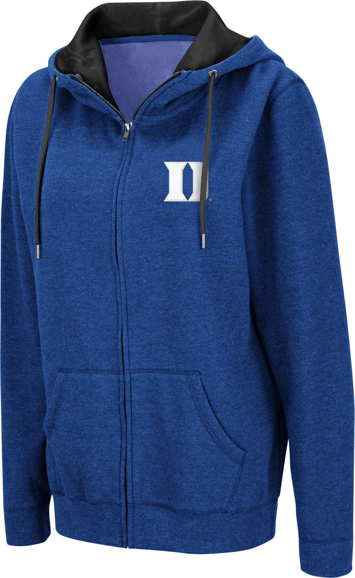 colosseum men's duke blue devils fleece pullover black hoodie