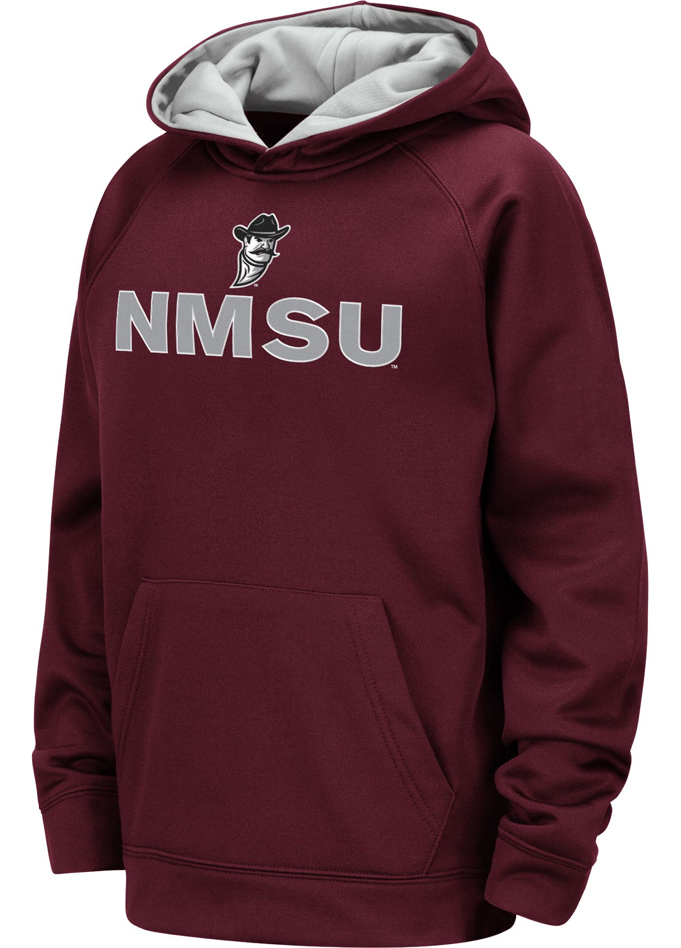 Colosseum Youth New Mexico State Aggies Crimson Pullover Hoodie | DICK ...