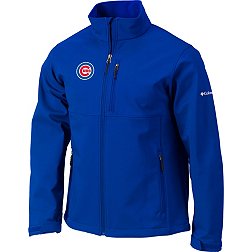 Columbia Men's Chicago Cubs Blue Ascender Full-Zip Softshell Jacket