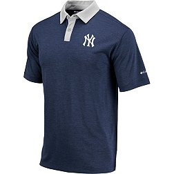 Columbia Men's New York Yankees Blue Omni-Wick Range Polo