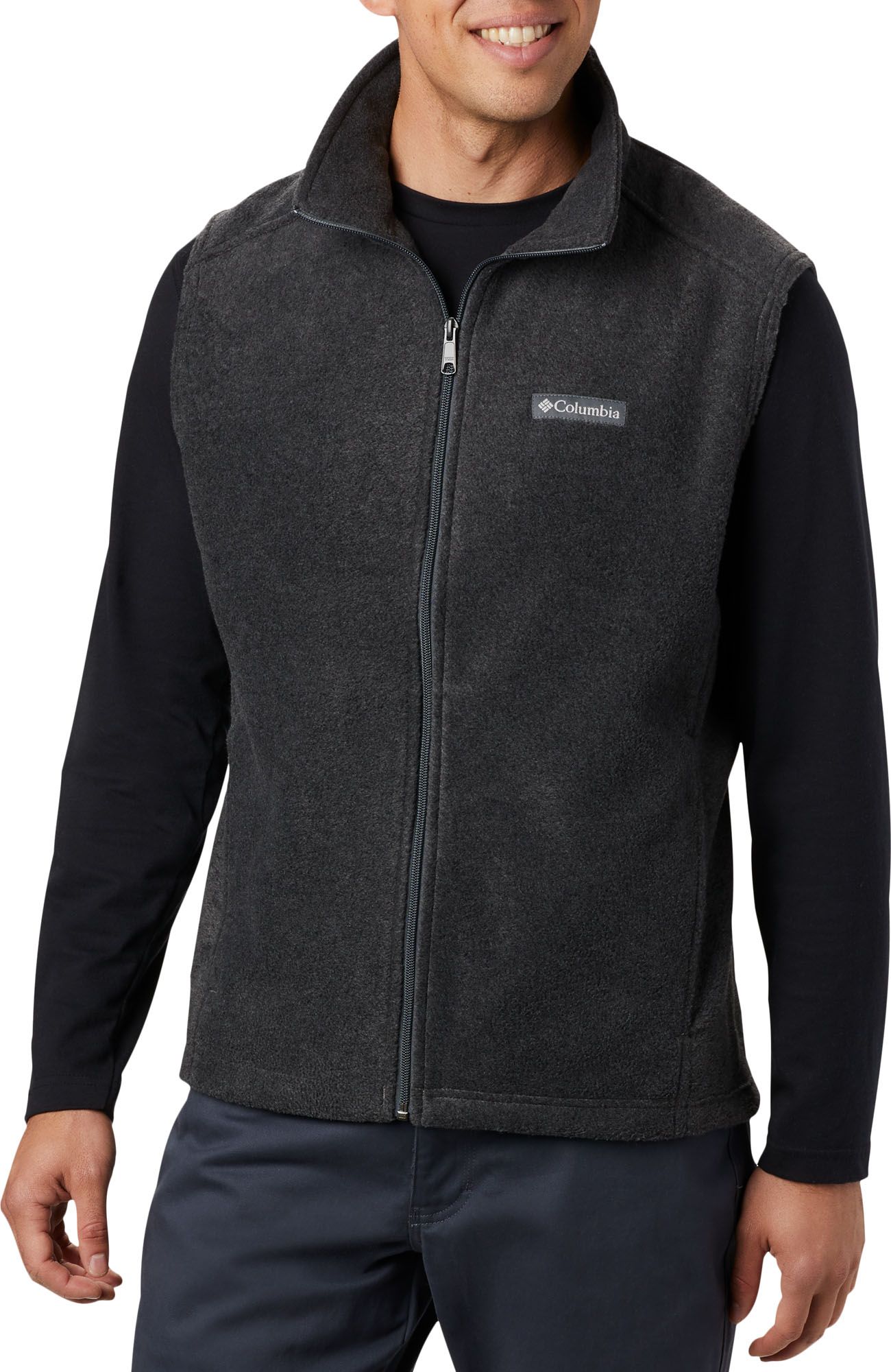 columbia men's steens mountain full zip soft fleece vest