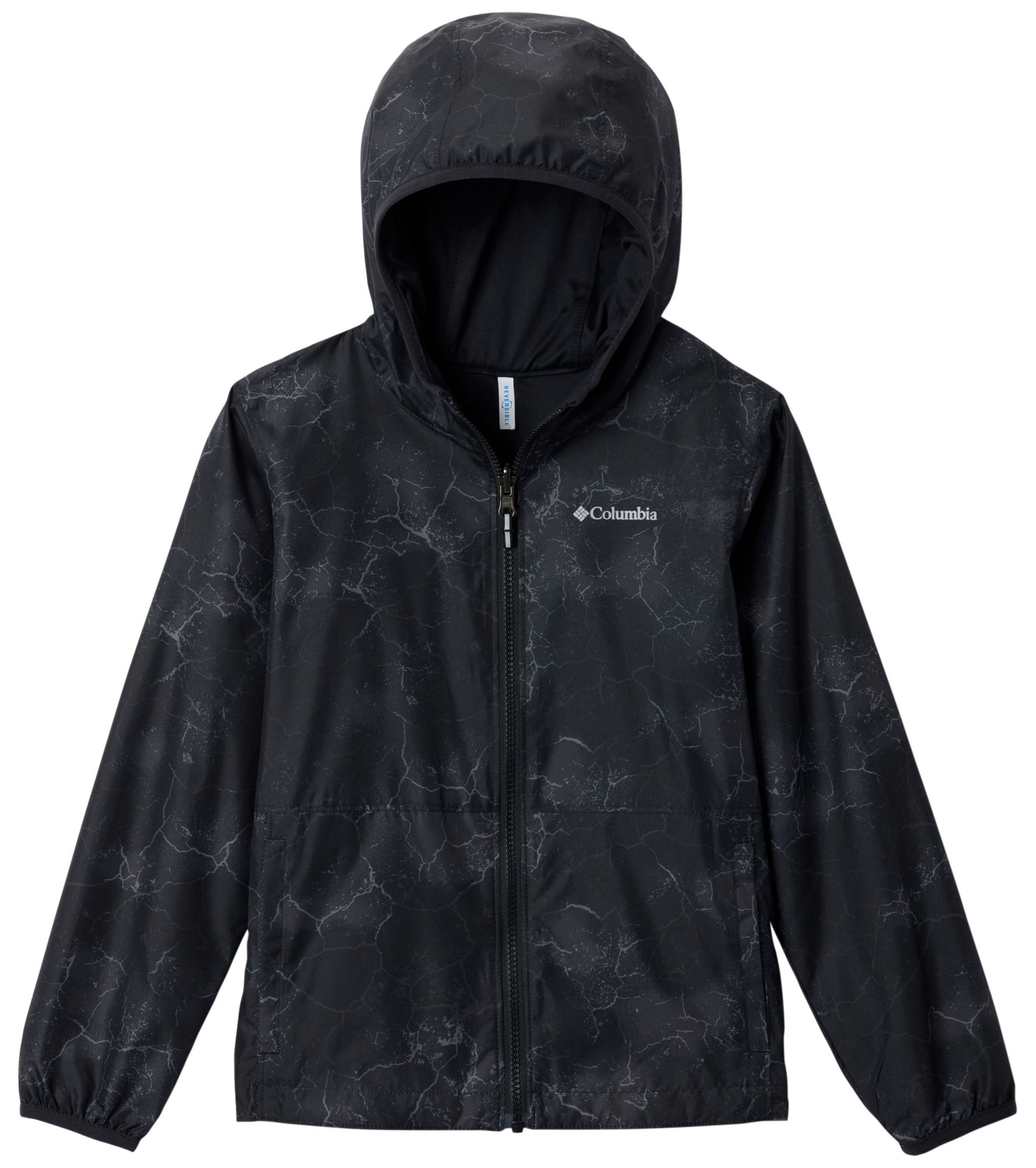 Columbia Youth Reversible Pixel Grabber Rain Jacket