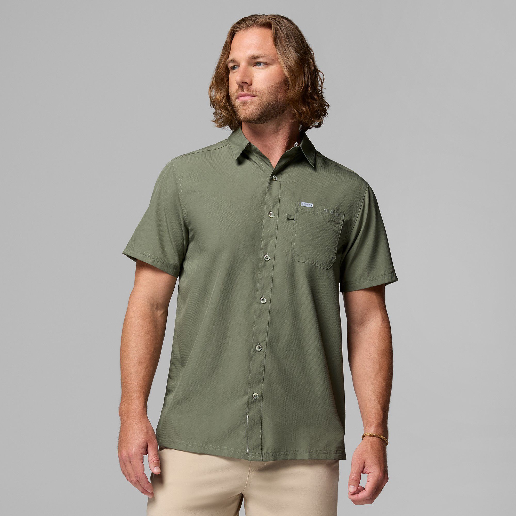 Columbia Men's Slack Tide Camp Short Sleeve Button Down Shirt