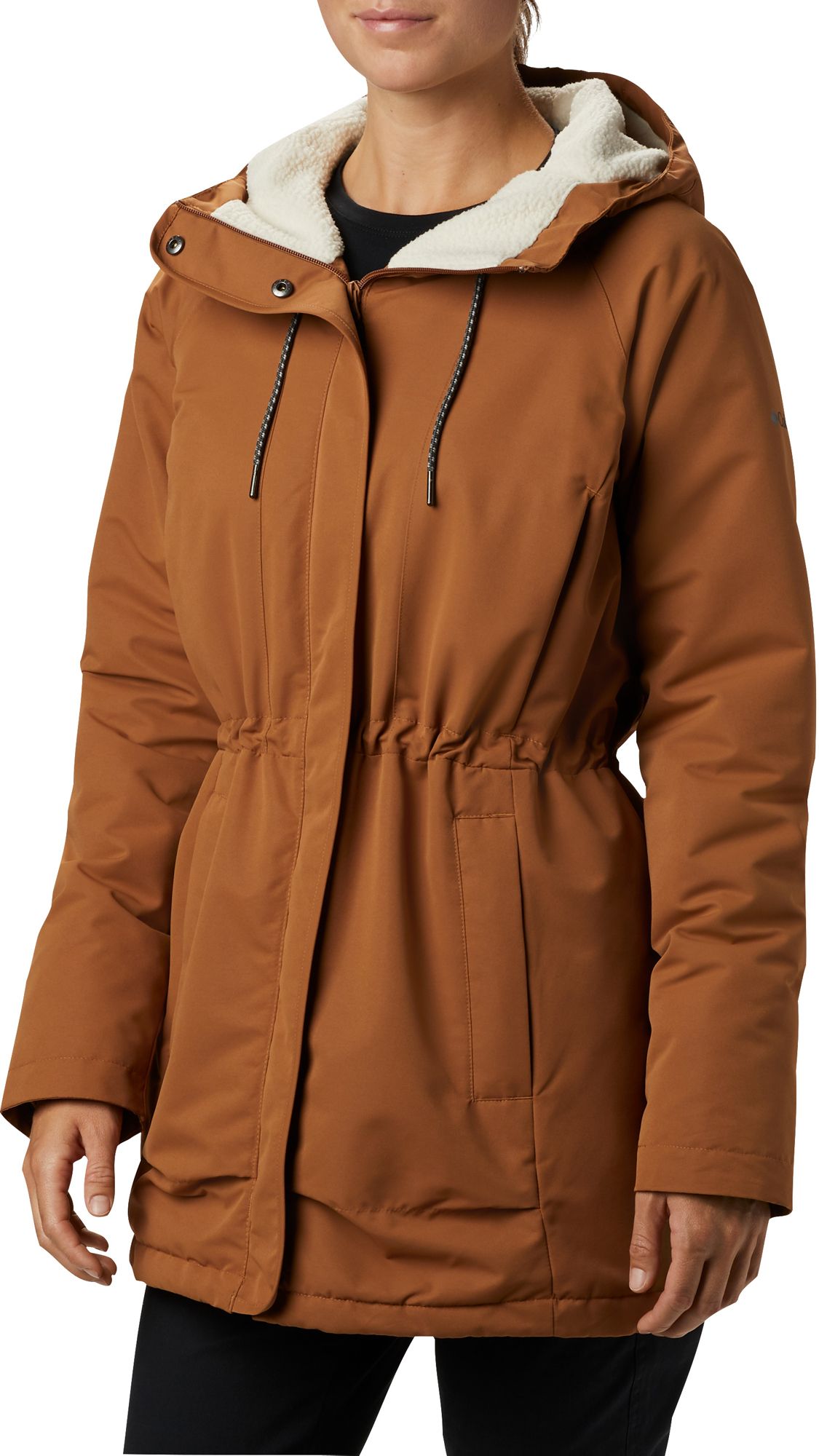 columbia rain to fame sherpa lined jacket