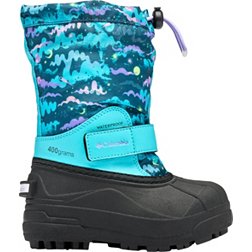 Columbia Kids' Powderbug Forty Print 400g Waterproof Winter Boots