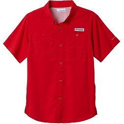 Columbia Youth Tamiami Button Down Short Sleeve Shirt