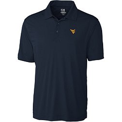 Cutter & Buck Men's West Virginia Mountaineers Blue Northgate Polo