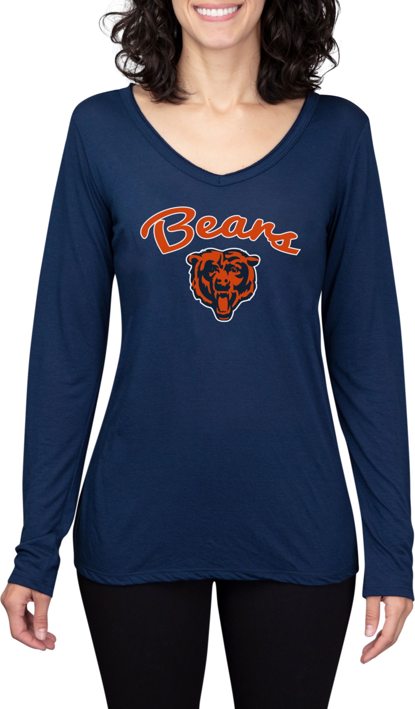 Concepts Sport Womens Chicago Bears Marathon Navy Long Sleeve Shirt Dicks Sporting Goods 