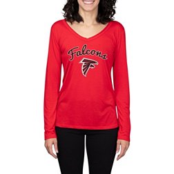 Concepts Sport Women's Atlanta Falcons Marathon Red Long Sleeve T-Shirt