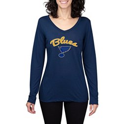 Concepts Sport Women's St. Louis Blues Mainstream T-Shirt - Navy - M (Medium)