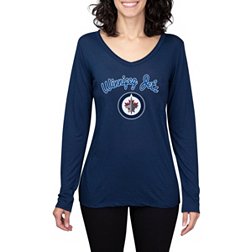 Concepts Sport Women's Winnipeg Jets Marathon  Knit Long Sleeve T-Shirt