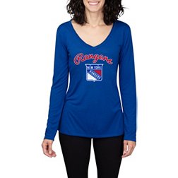 Concepts Sport Women's New York Rangers Marathon  Knit Long Sleeve T-Shirt