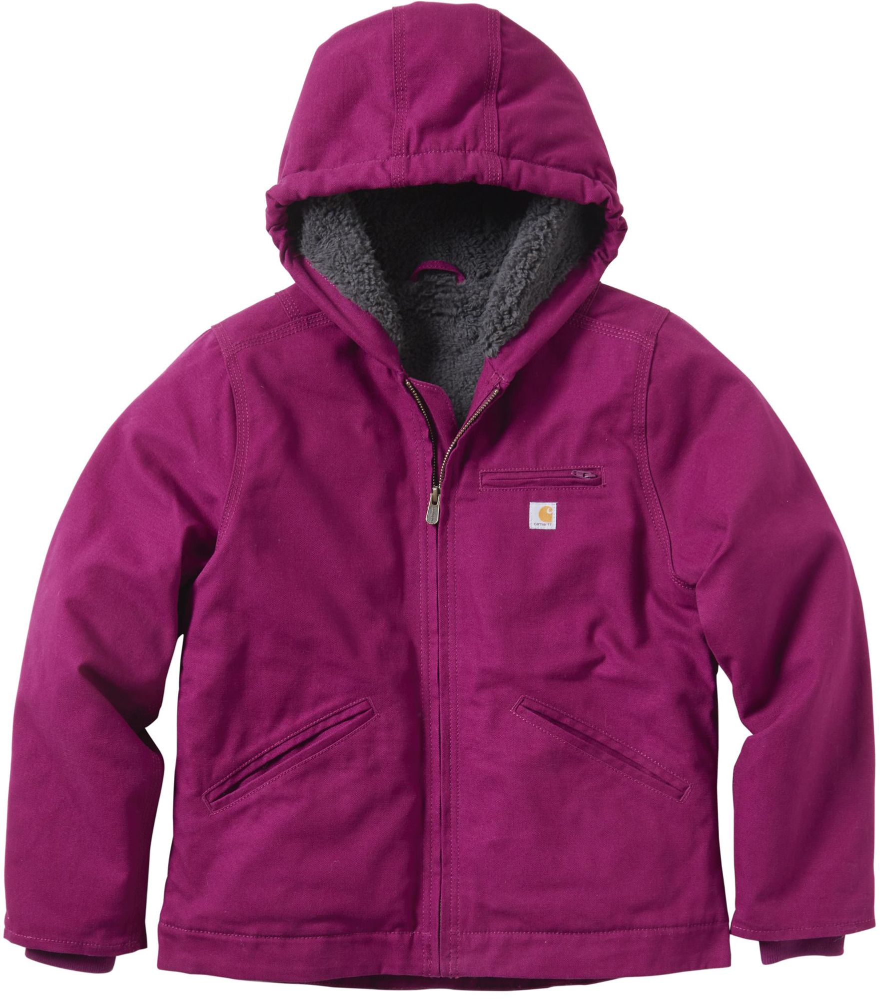 Carhartt Girls' Sherpa Lined Sierra Hooded Jacket