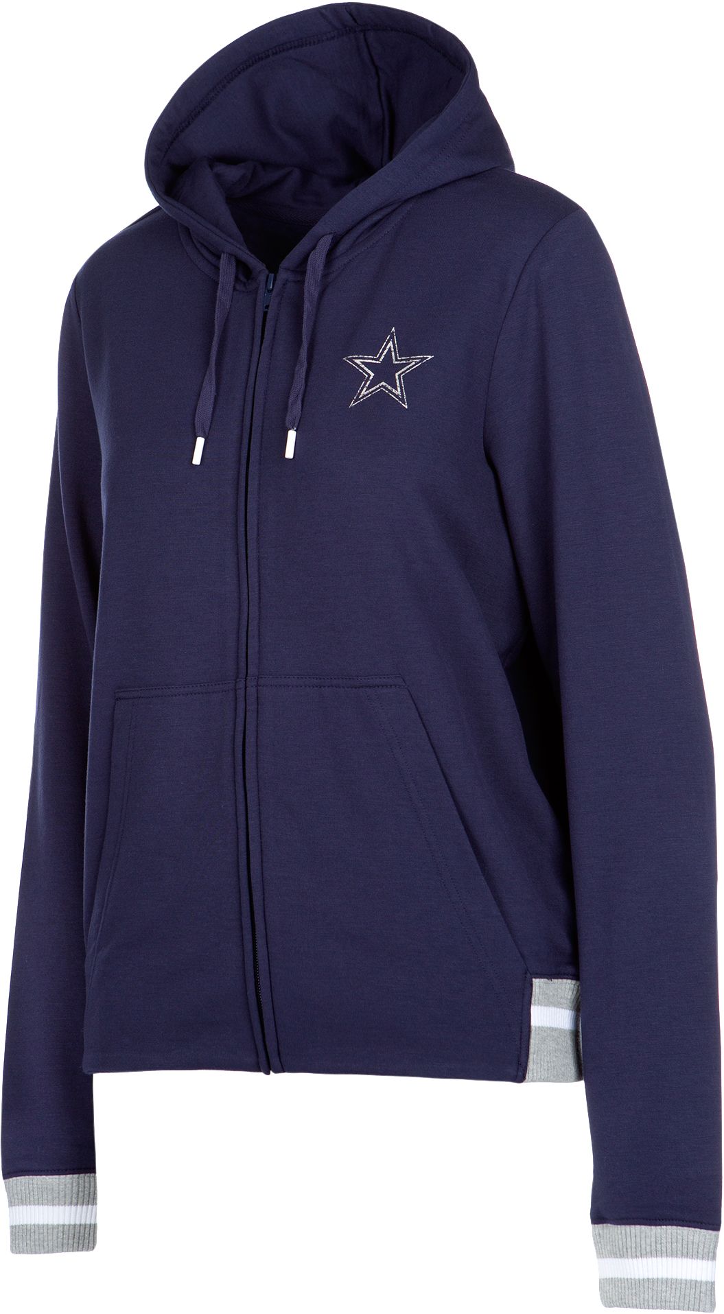 cowboys zip up hoodie