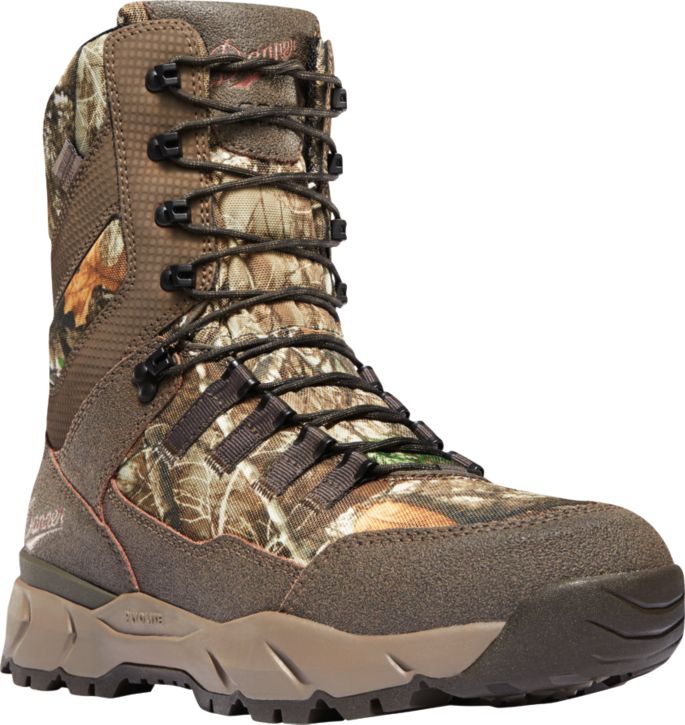 Danner Men's Vital 8 Realtree Edge 800g Waterproof Hunting Mens Waterproof Shock Absorption Hunting Boots Camouflage
