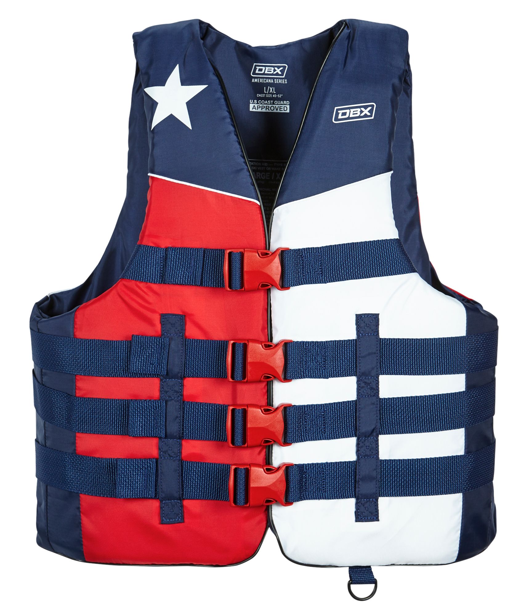 DBX Men's Americana Series Texas Nylon Life Vest