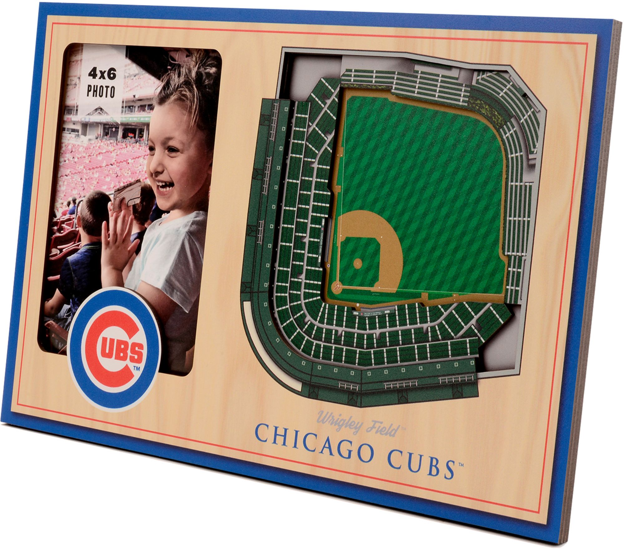 YouTheFan Chicago Cubs 3D Picture Frame