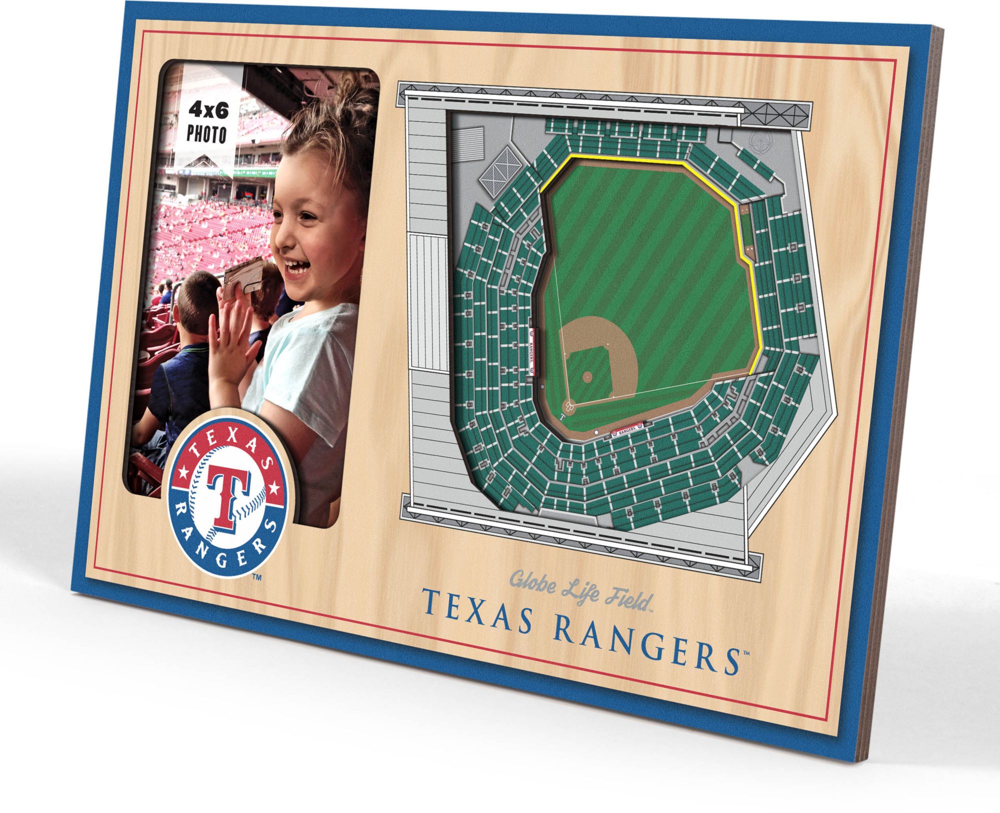 YouTheFan Texas Rangers 3D Picture Frame
