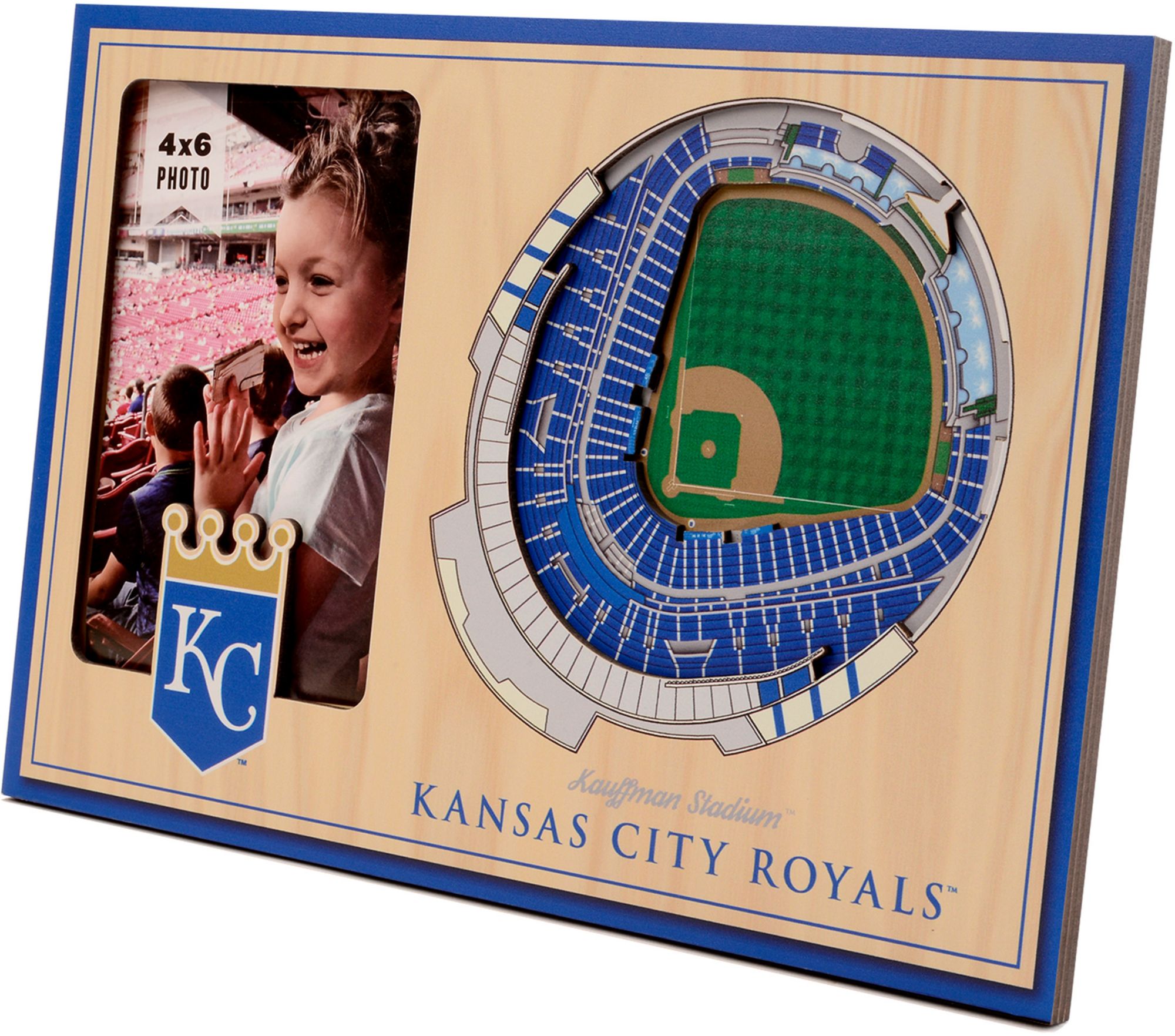 YouTheFan Kansas City Royals 3D Picture Frame