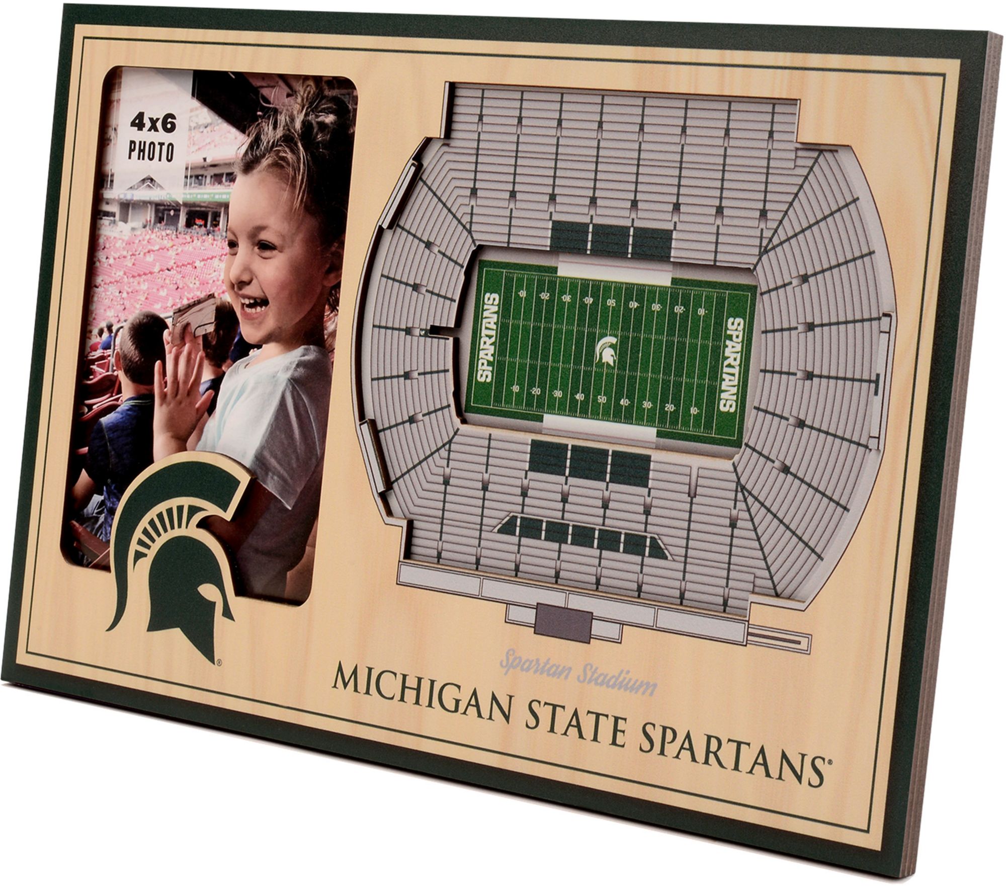 YouTheFan Michigan State Spartans 3D Picture Frame