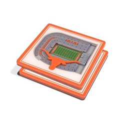 You the Fan Texas Longhorns 3D Stadium Views Coaster Set
