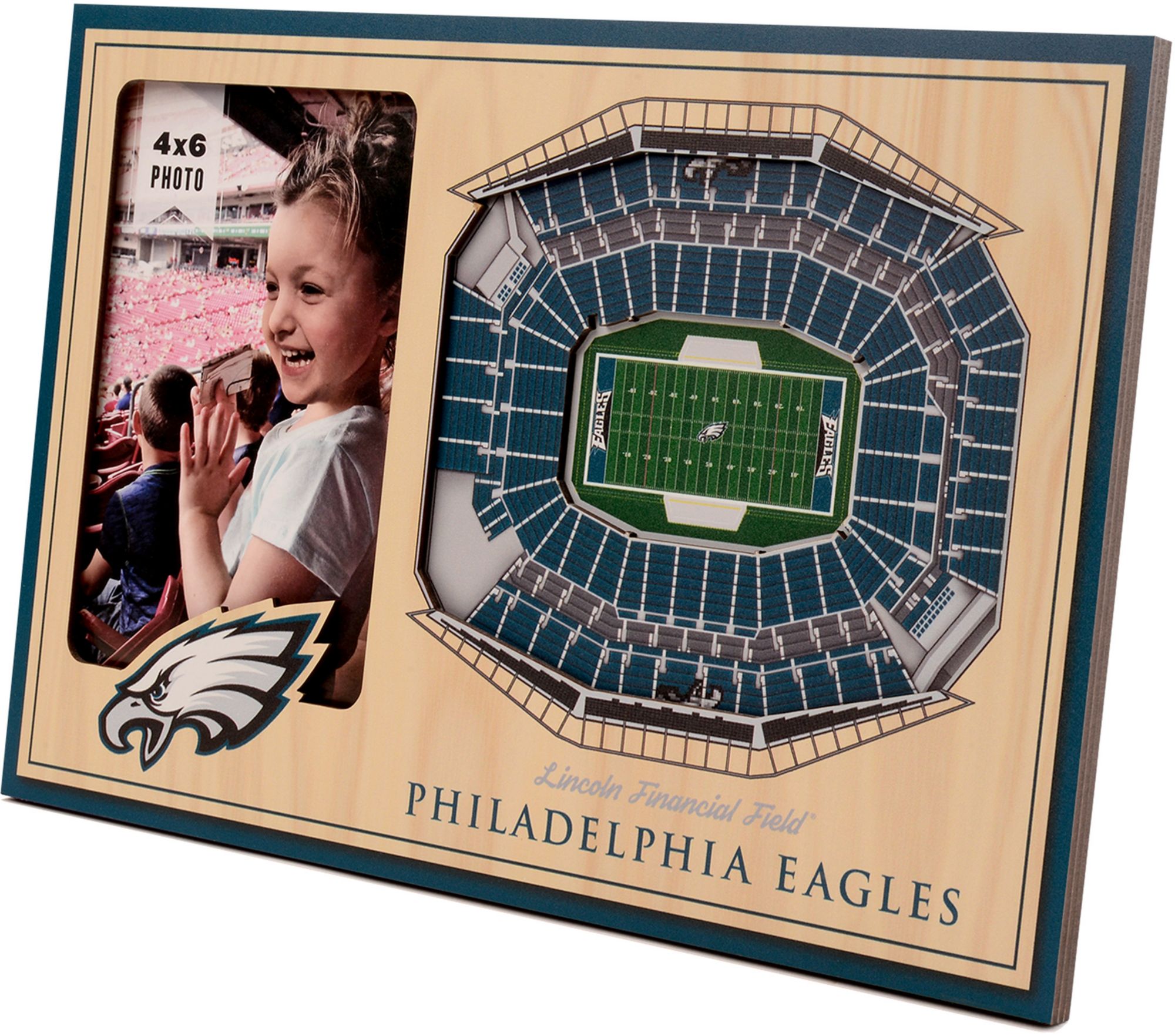 YouTheFan Philadelphia Eagles 3D Picture Frame