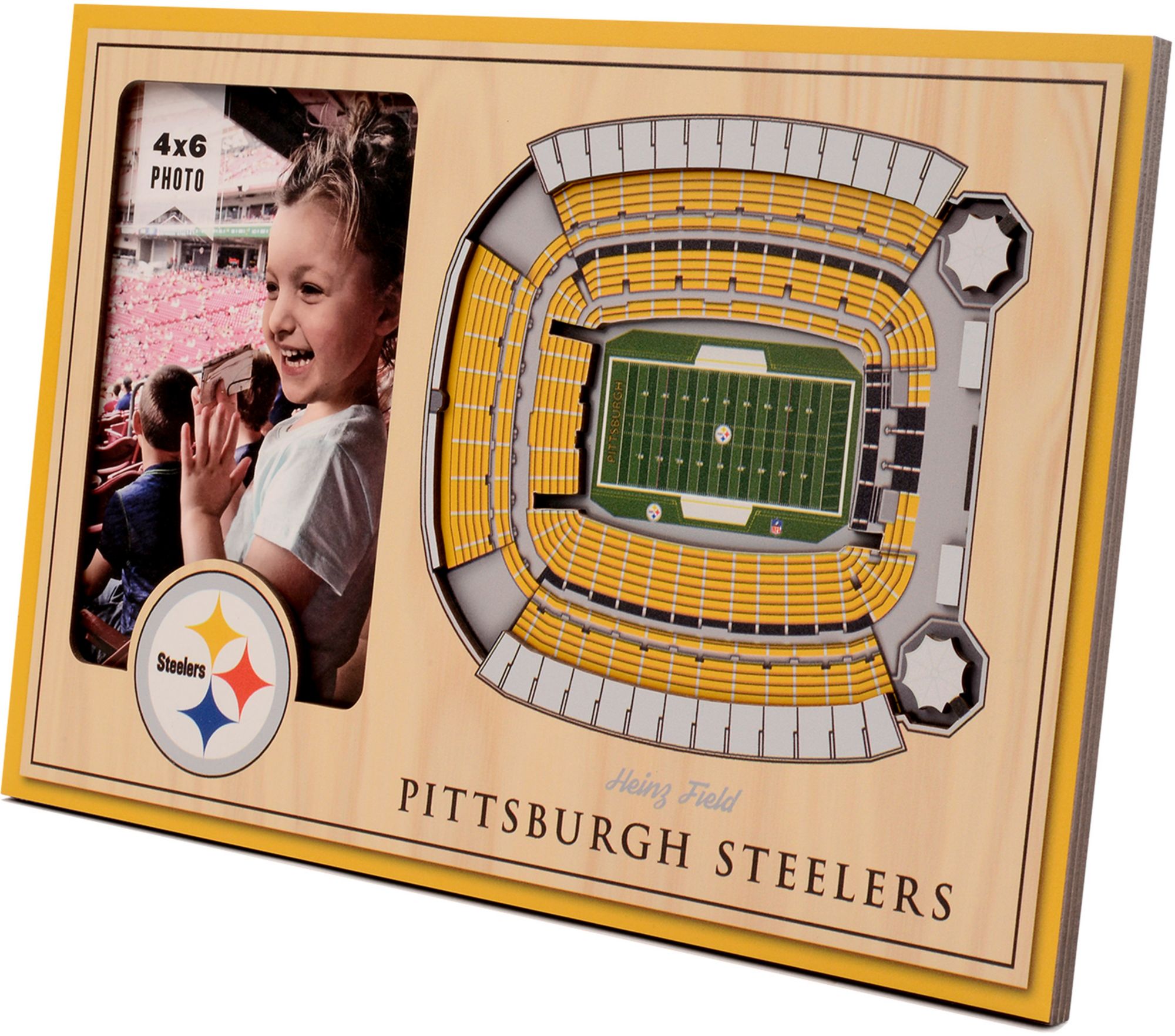 YouTheFan Pittsburgh Steelers 3D Picture Frame