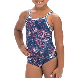 Little Dolfin Girls Stargazer Toddler One Piece Swimsuit – Dolfin Swimwear