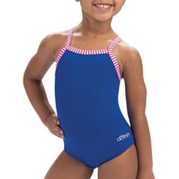 Dolfin Youth Solid One Piece Swimsuit