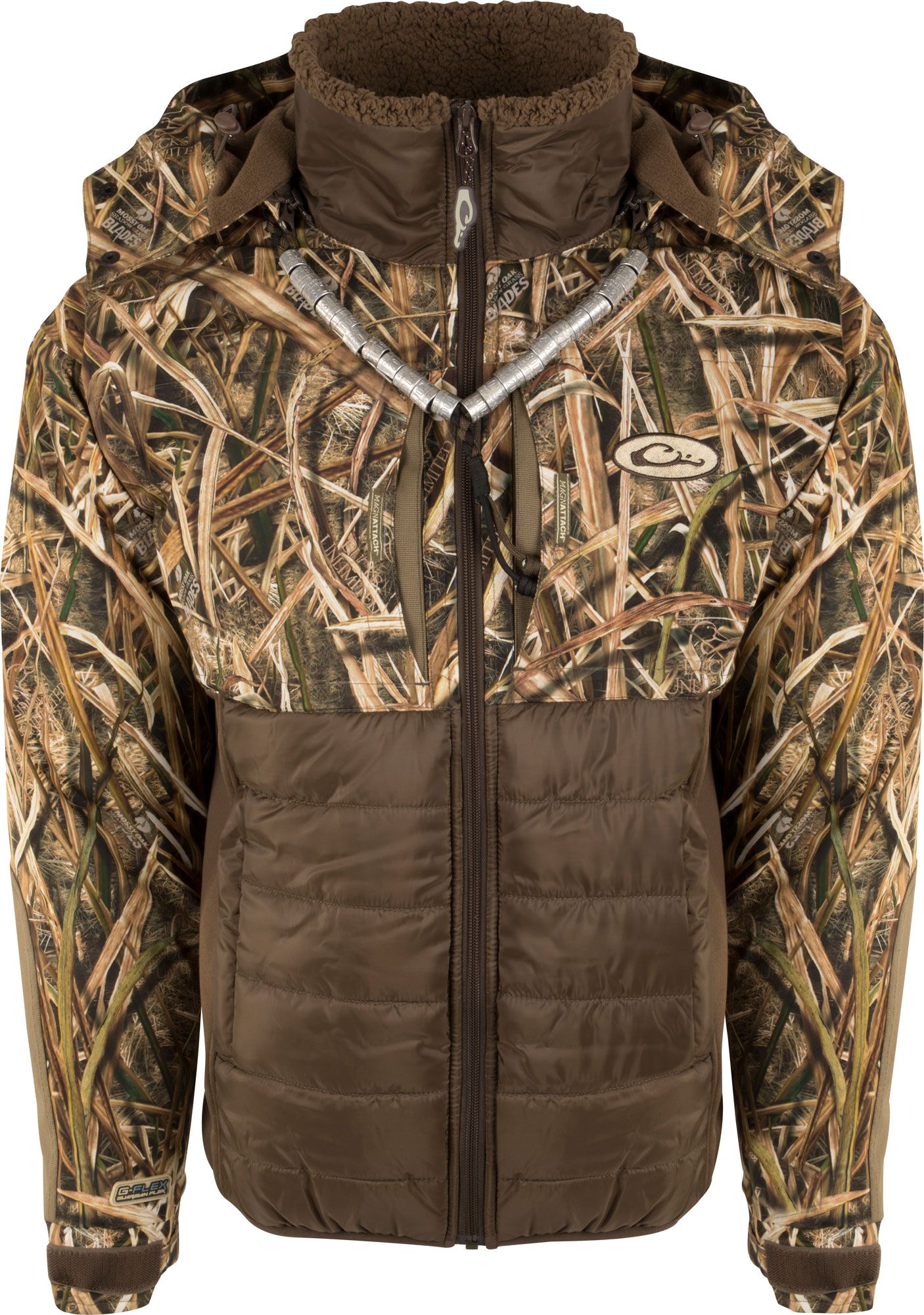 drake waterfowl hooded jacket