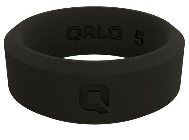 Photos - Ring Modern QALO Women's  Silicone , Size 8, Black 19EUHWWMNSMDRNMRBGAA 