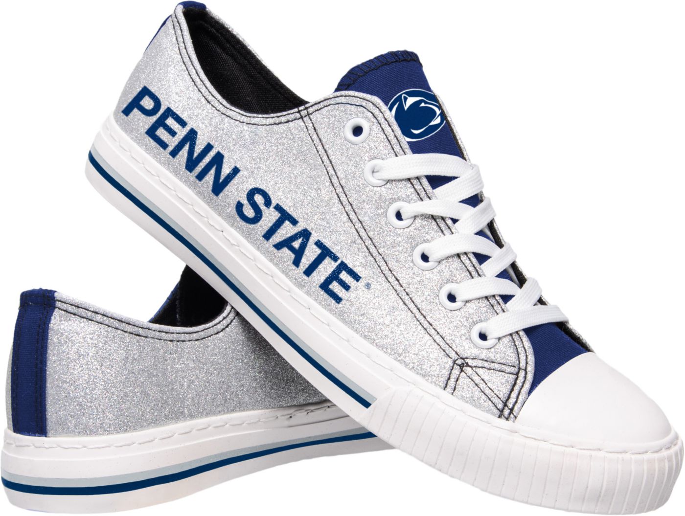 FOCO Penn State Nittany Lions Women's Glitter Canvas Shoes DICK'S