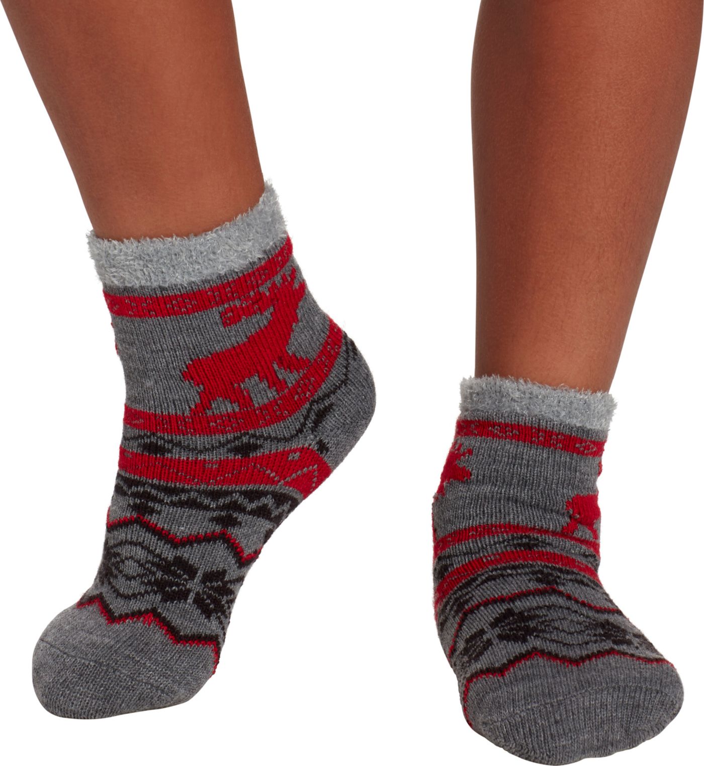 Field & Stream Youth Cozy Cabin Moose Nordic Crew Socks DICK'S