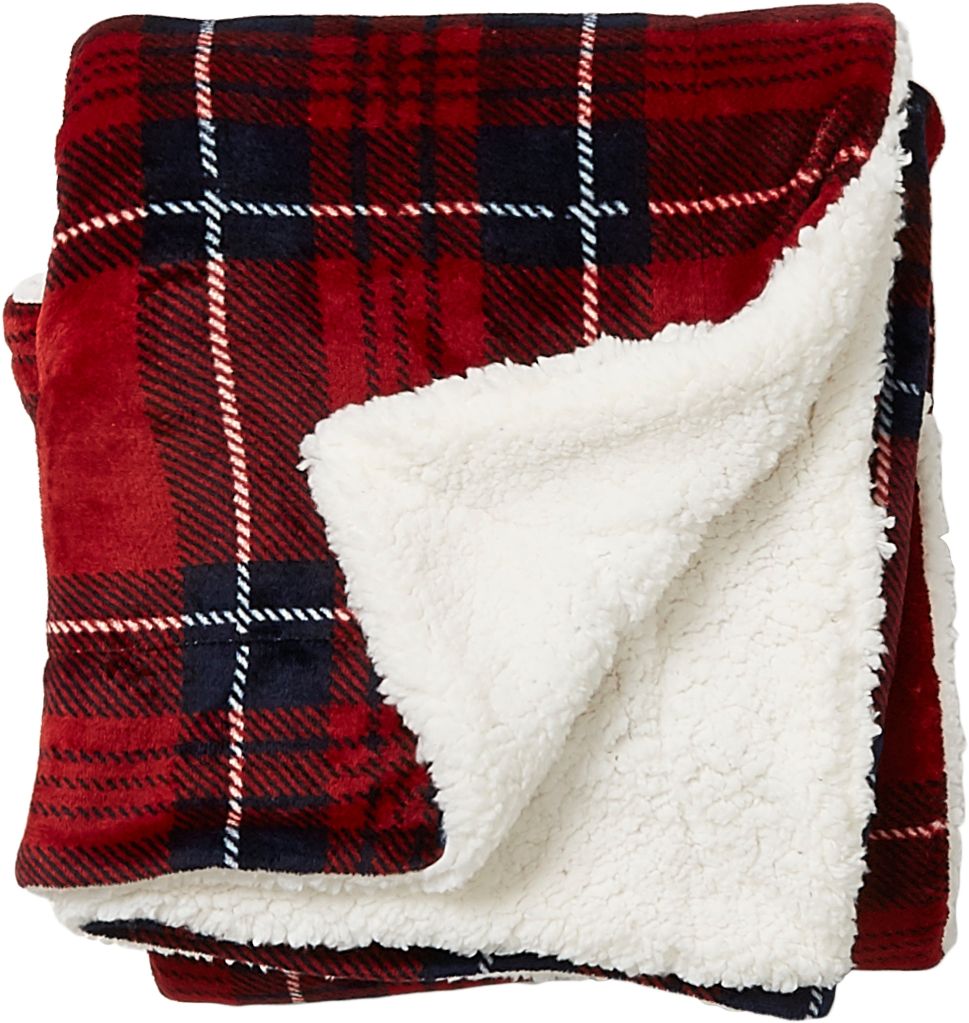 Cozy Plaid Sherpa Blanket | Field \u0026 Stream