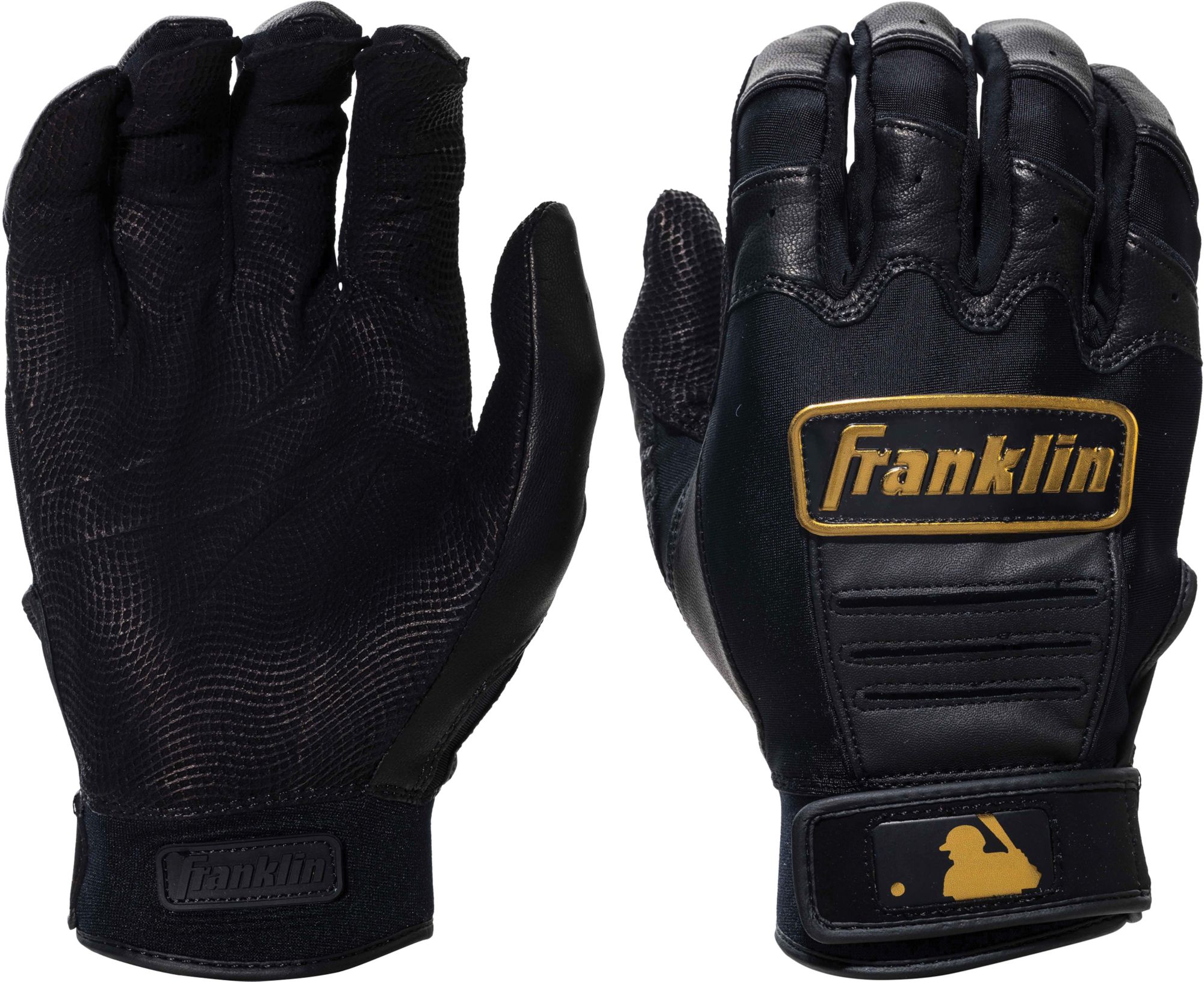 black and yellow batting gloves