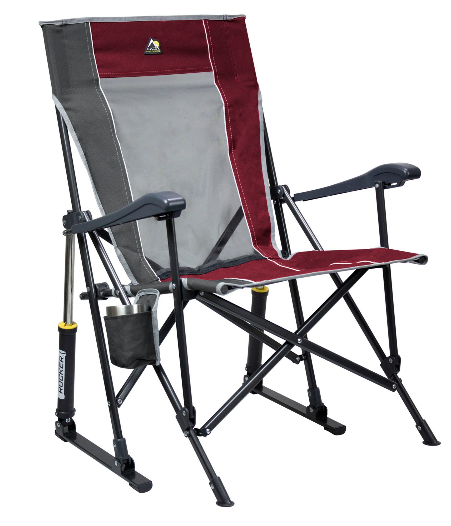 GCI Outdoor RoadTrip Rocker Chair DICK S Sporting Goods   19GCIURDTRPRCKRXXODR Cinnamon Pewter Is