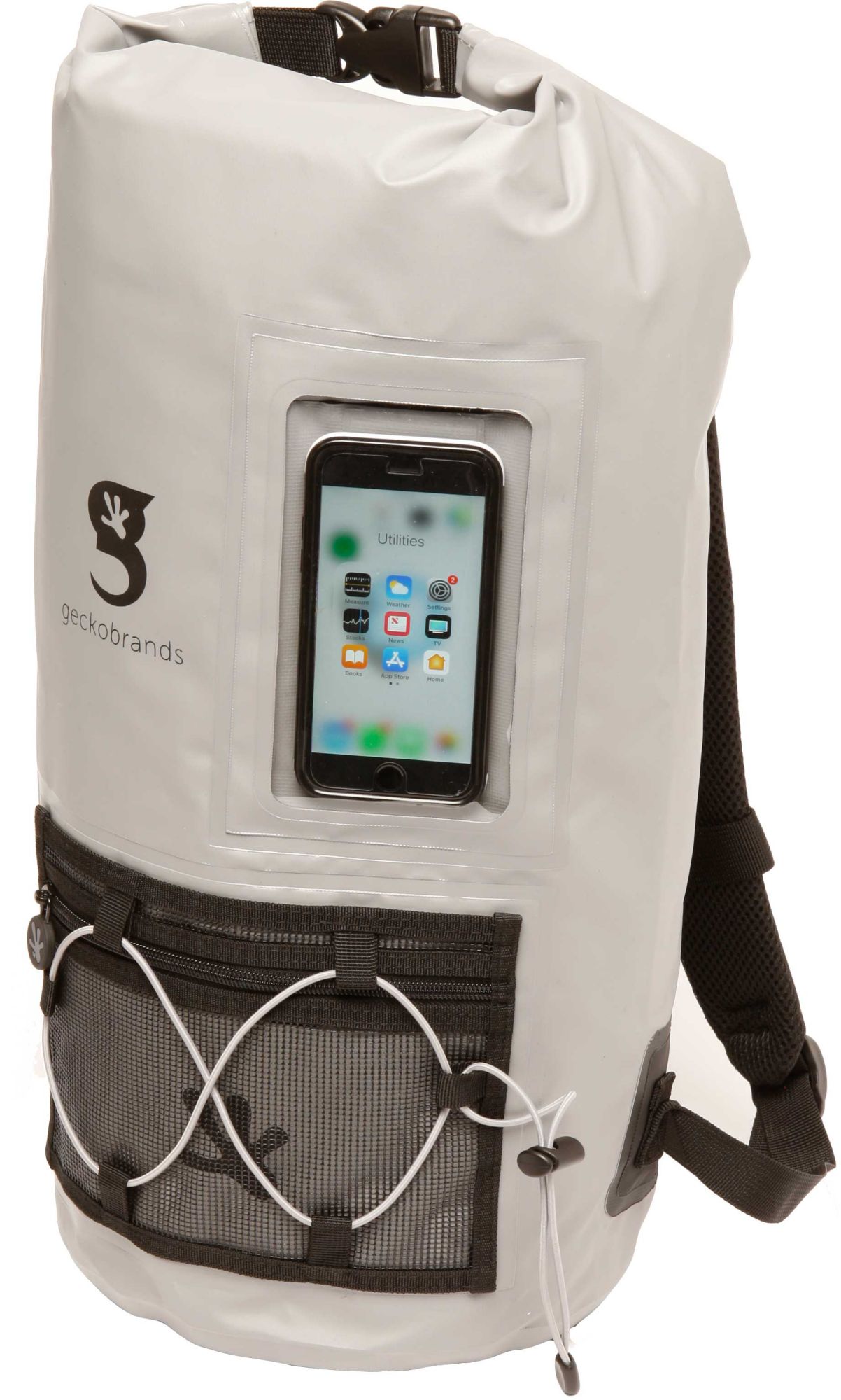 Backpack with Clear Phone Compartment 