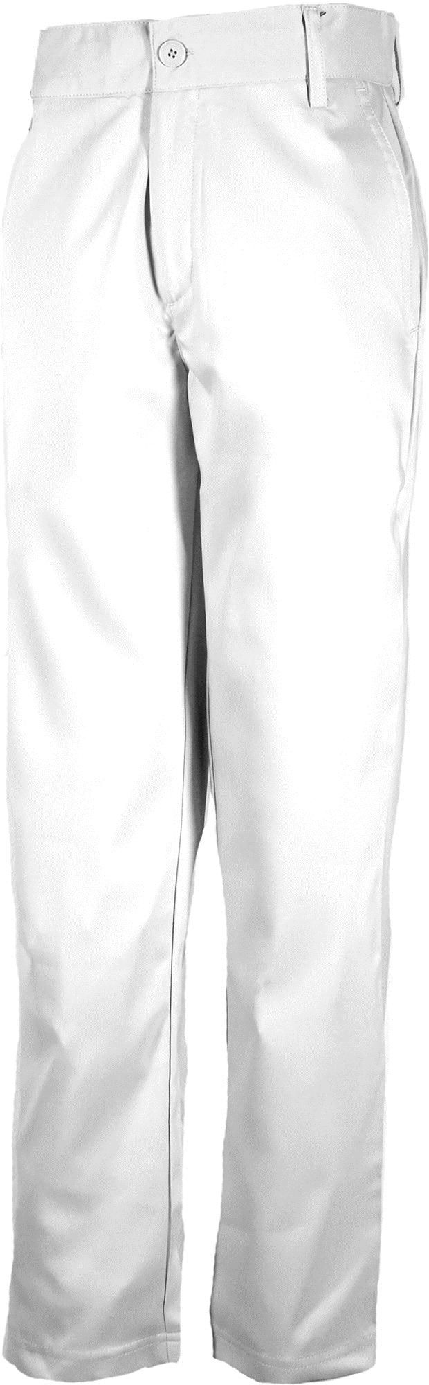 white golf pants