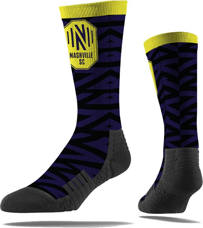 Strideline Nashville Soccer Club Black Comfy Socks