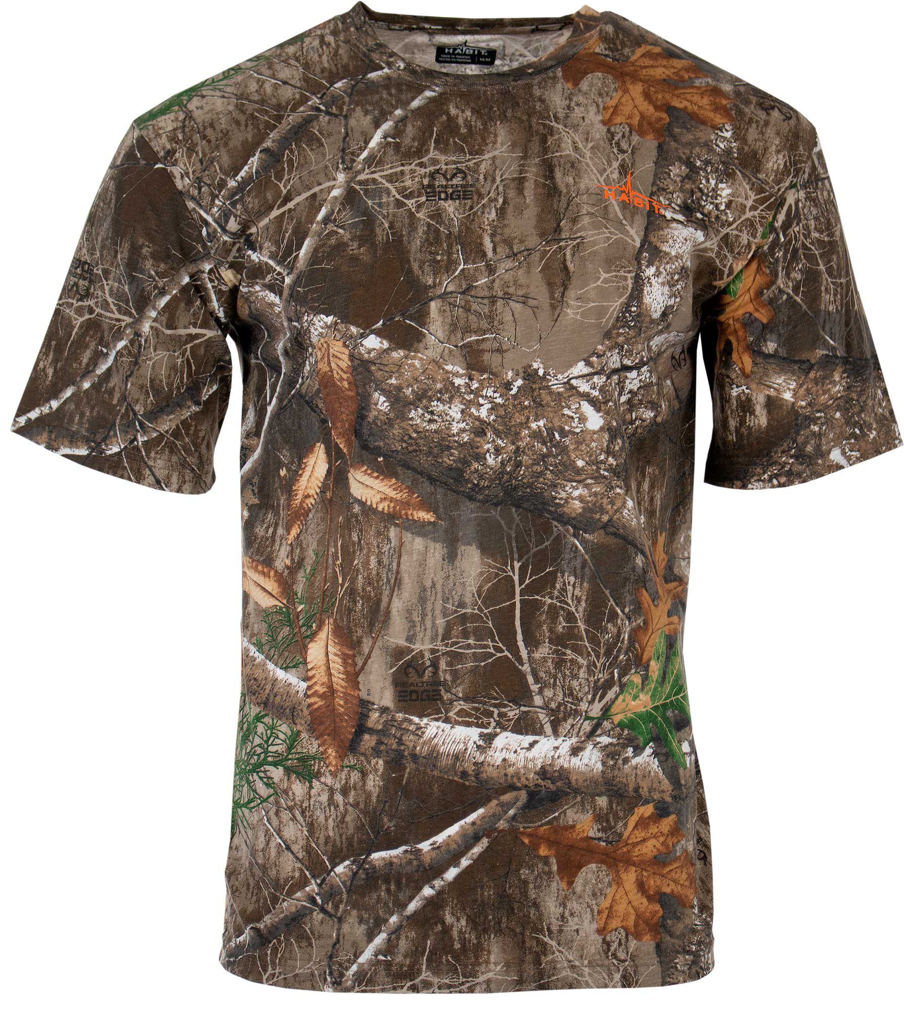 Habit Men's Bear Cave Camo Long Sleeve Hunting T-Shirt