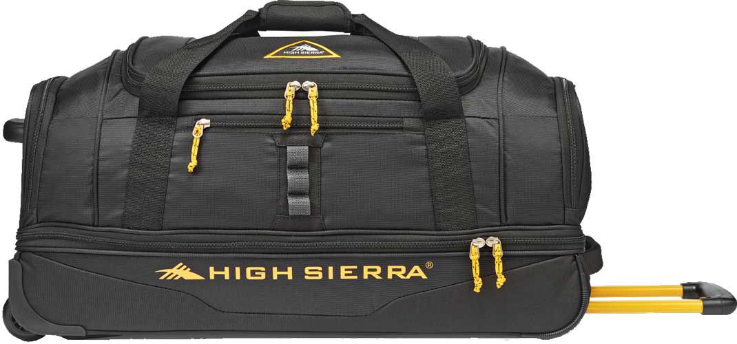 high sierra drop bottom duffel