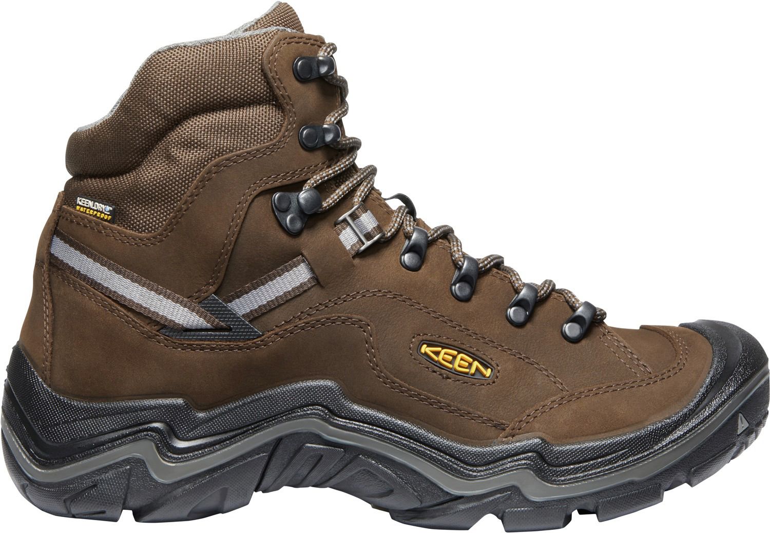 Photos - Trekking Shoes Keen Men's Durand II Mid Waterproof Hiking Boots, Size 10.5, Cascade Brown 