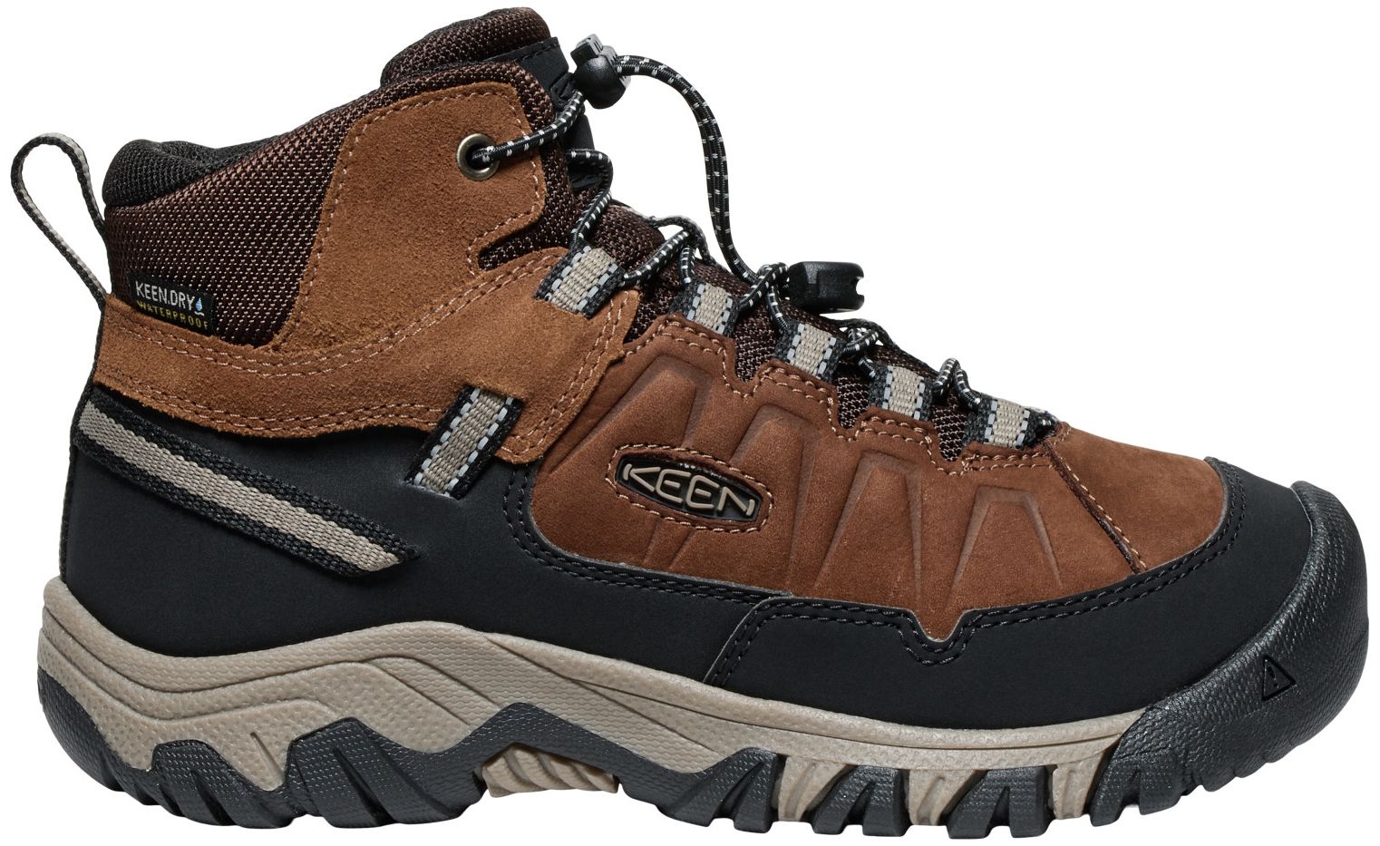 KEEN Kids' Targhee Mid Waterproof Hiking Boots