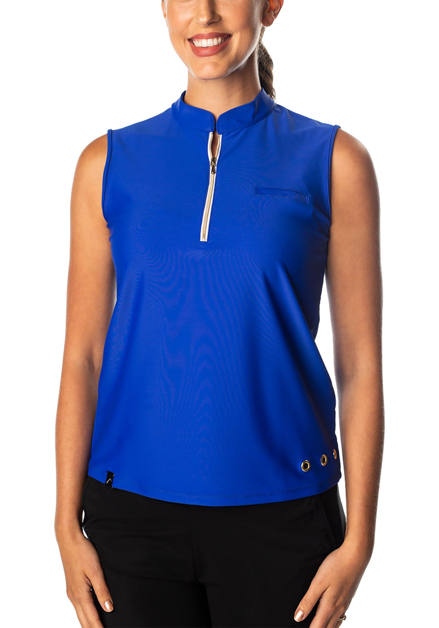 sleeveless golf polo women's