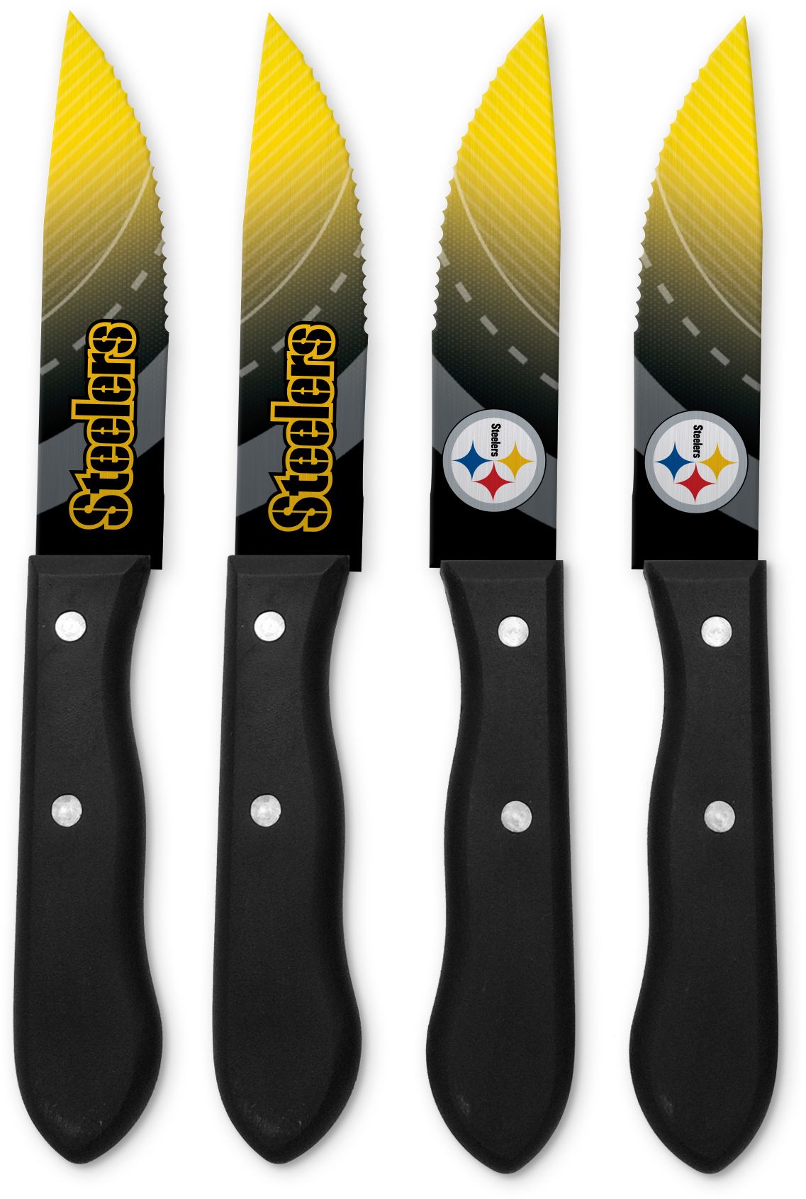 Sports Vault Pittsburgh Steelers Steak Knives