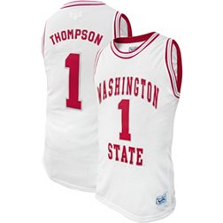 Original Retro Brand Men's Klay Thompson Washington State Cougars #1 Retro Basketball White Jersey