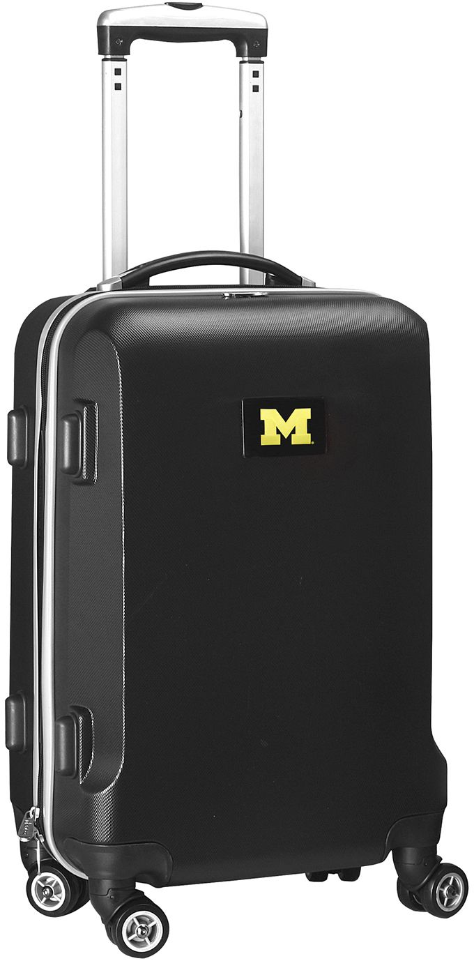Mojo Michigan Wolverines Hard Case Black Carry-On