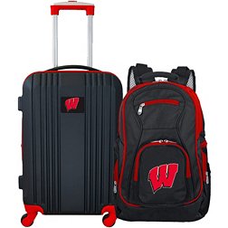 Mojo Wisconsin Badgers Two Piece Luggage Set