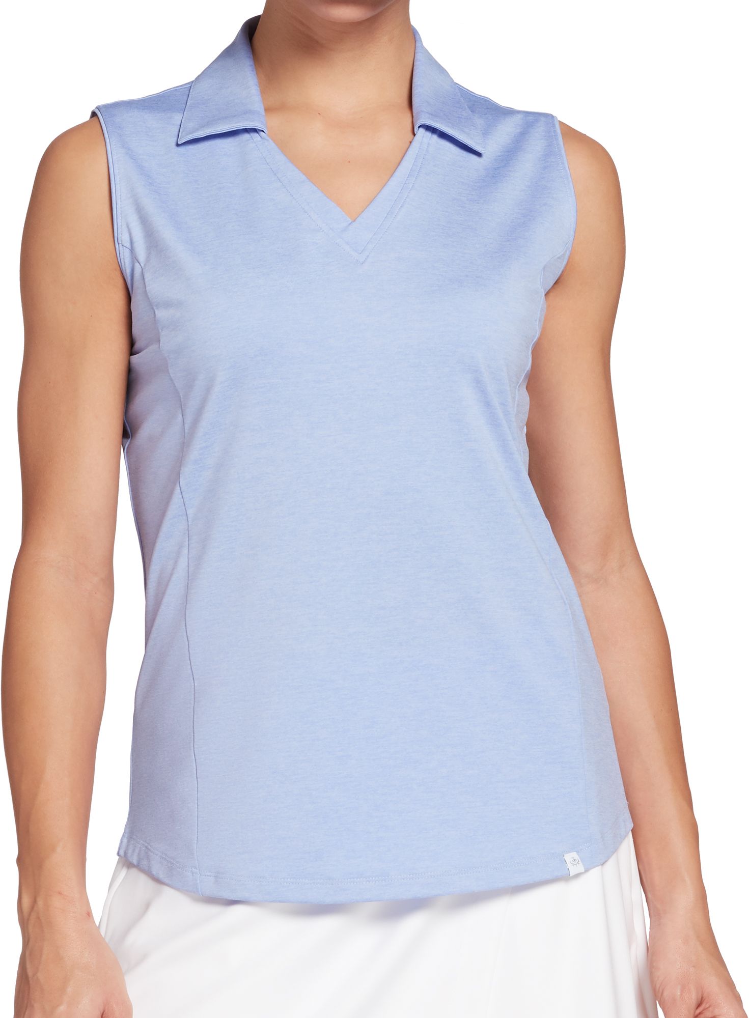 plus size womens sleeveless golf shirts