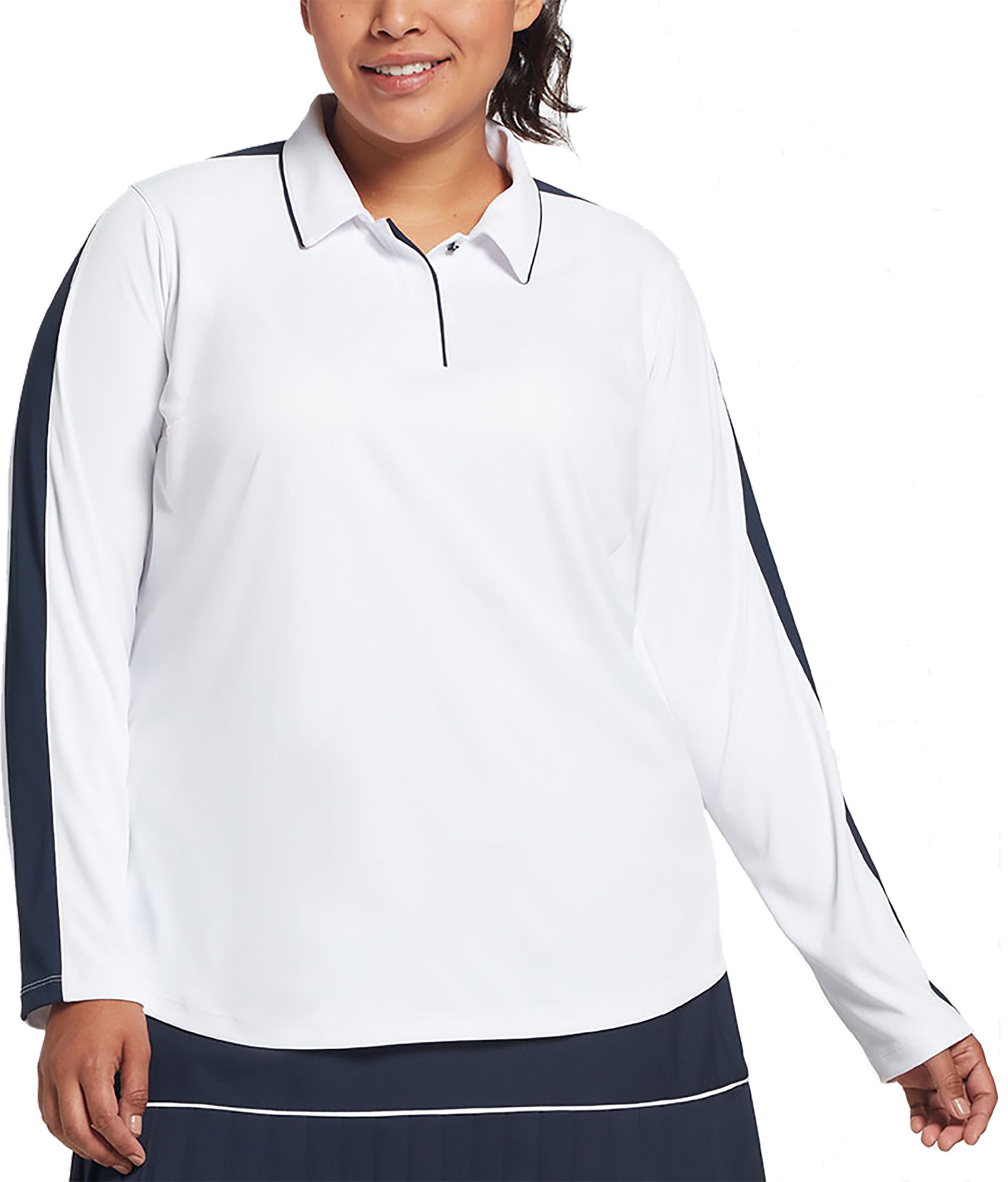 Long Sleeve Golf Polo - Extended Sizes 